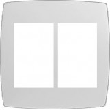 Placa para 6 Modulo Horizontal Com Suporte 4x4 - HOME BRANCA